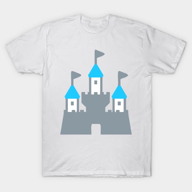 Fairytale Kingdom Castle Emoticon T-Shirt by AnotherOne